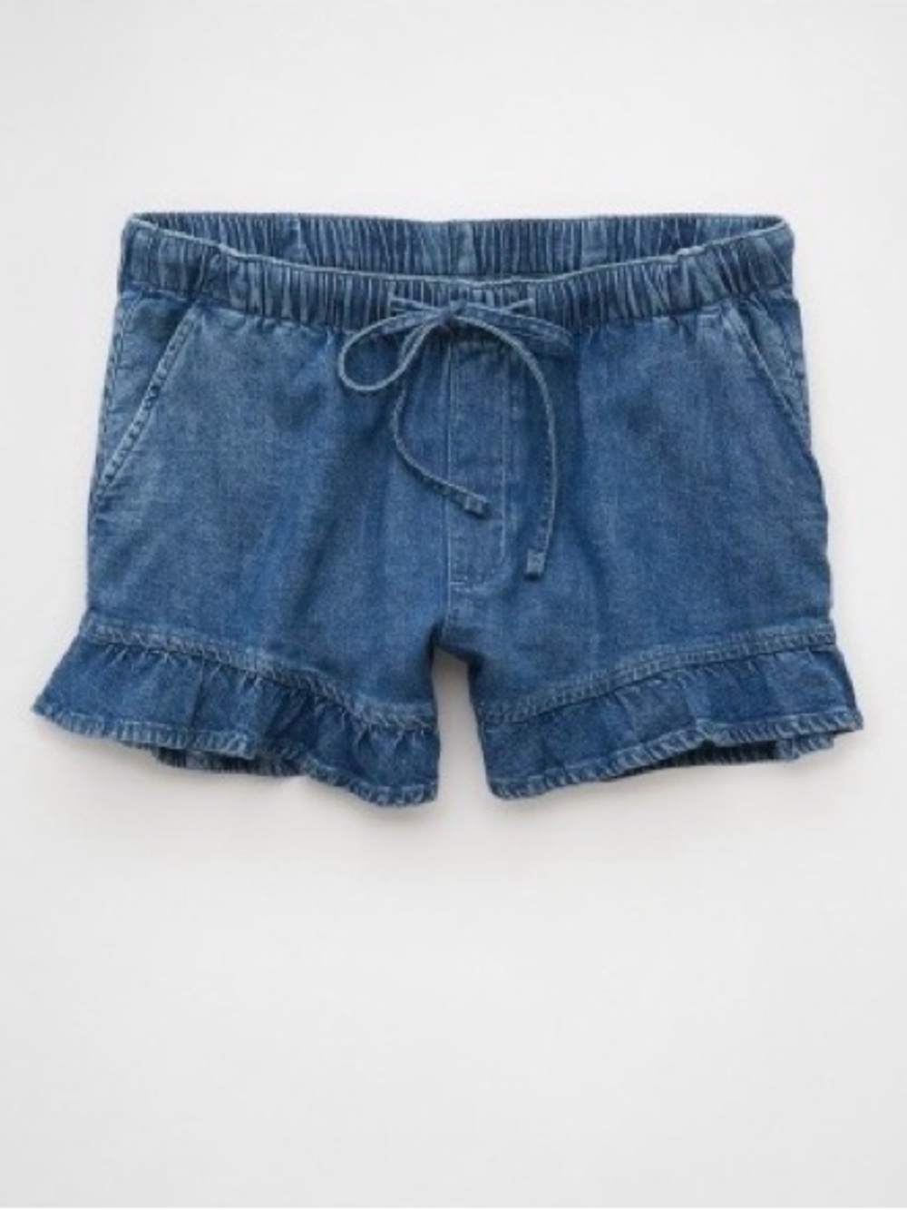 American Eagle Outfitters ruffle Jean Shorts